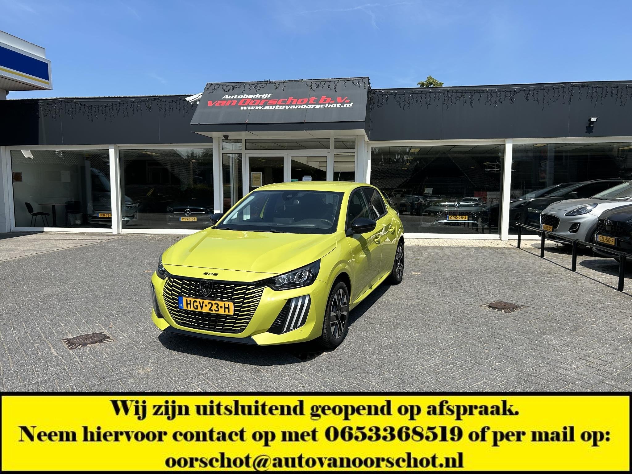 Peugeot e-208 EV Style 50 kWh, Auto's, Dealer onderhouden, 1430 kg, Te koop, Hatchback