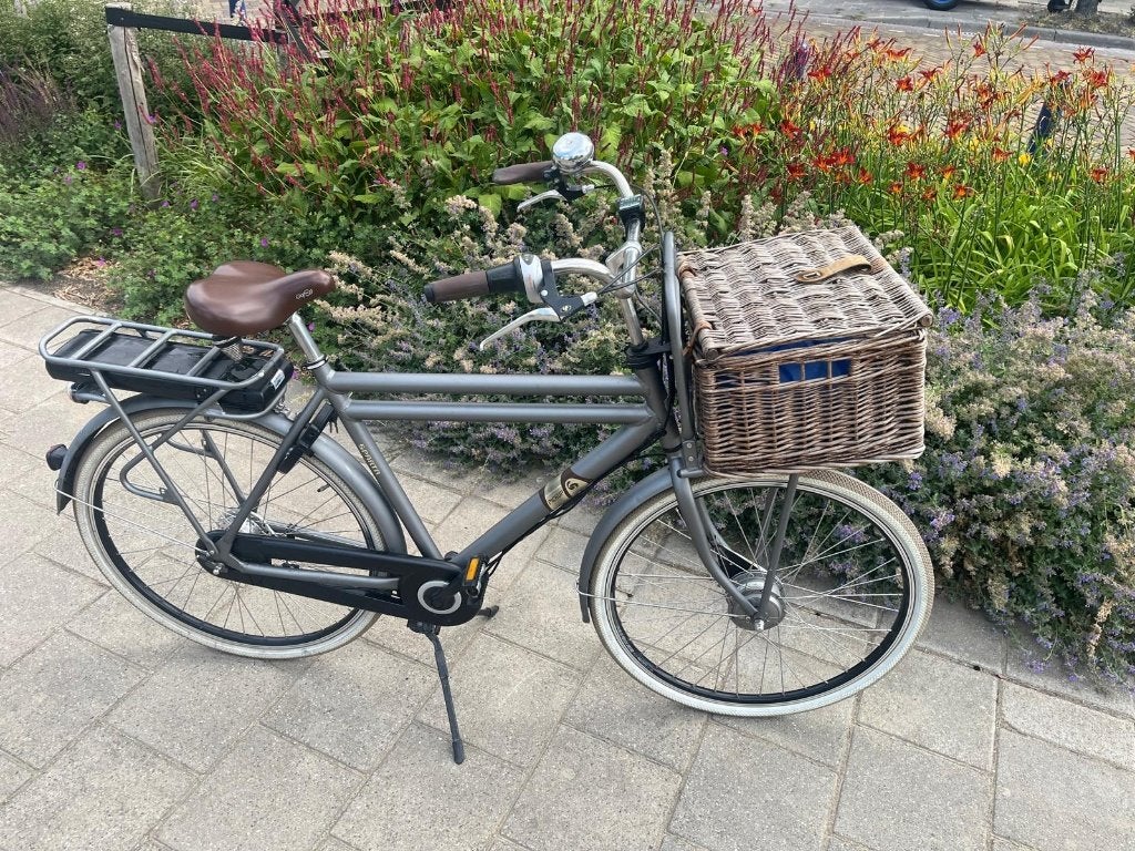 Sparta elektrische fiets met mand, Ophalen, Sparta, Gebruikt, 55 tot 59 cm