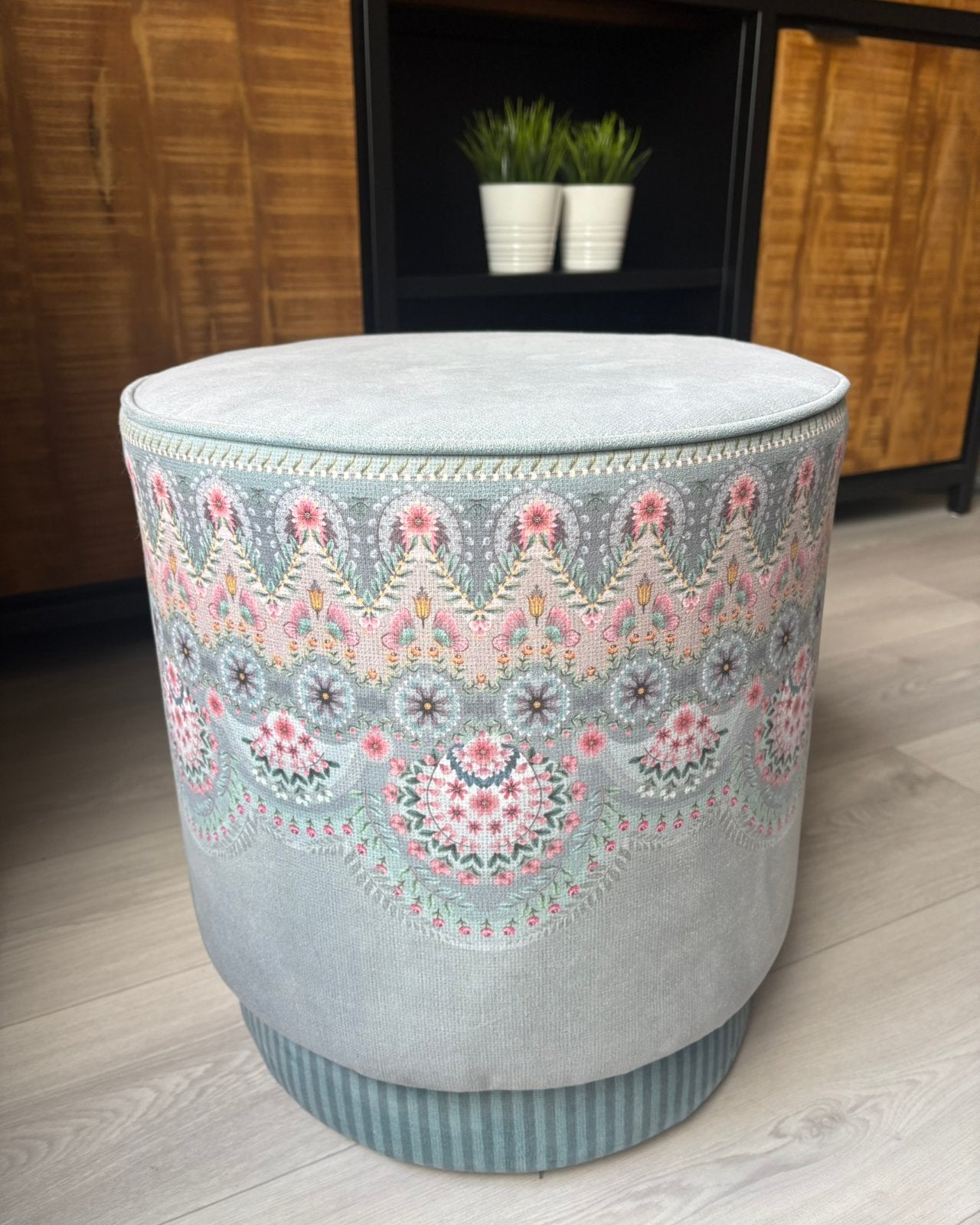 Pip studio poef, Verzenden, Zo goed als nieuw, Rond, Minder dan 50 cm