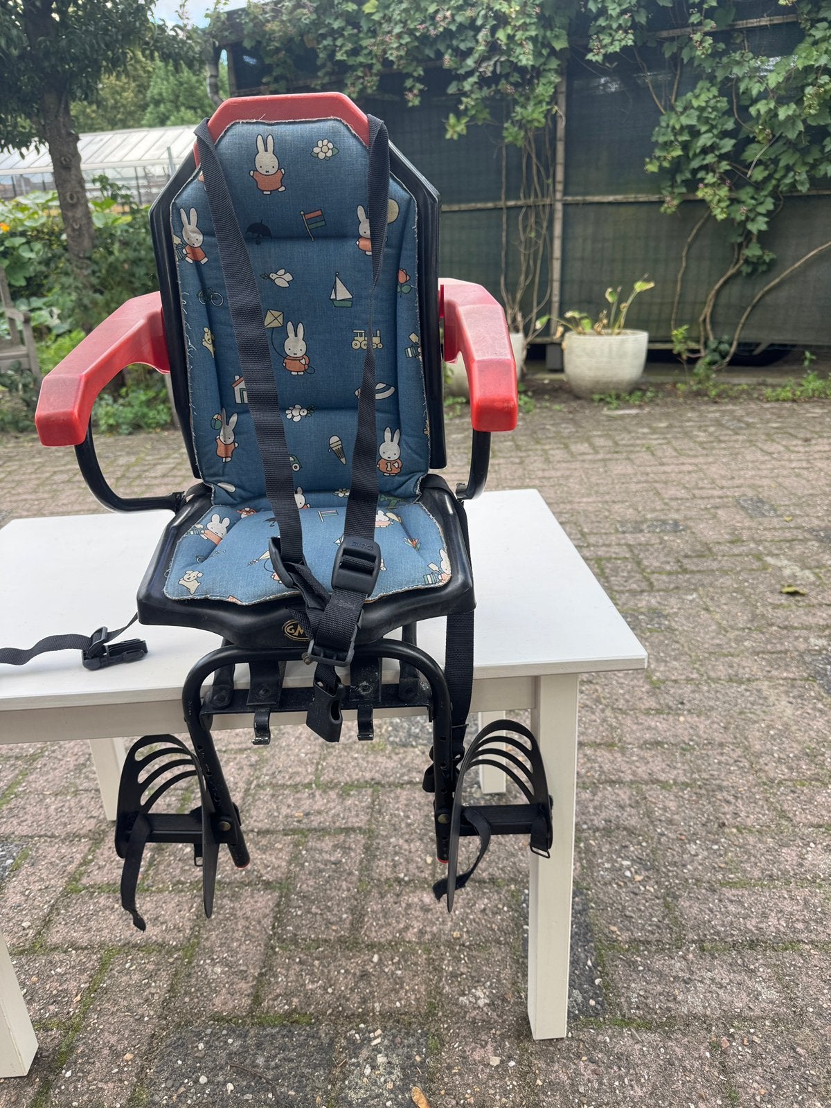 Fietsstoeltje achterop, Ophalen, Gebruikt