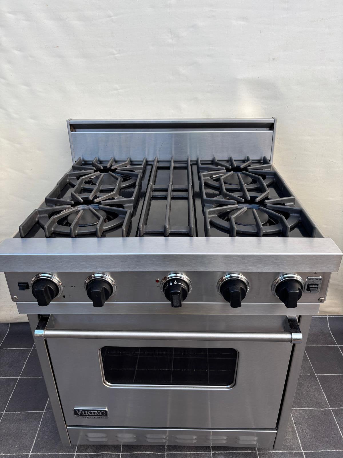 professionele Viking gasfornuis 76 cm, Witgoed en Apparatuur, Ophalen, Gebruikt, 60 cm of meer, Gas
