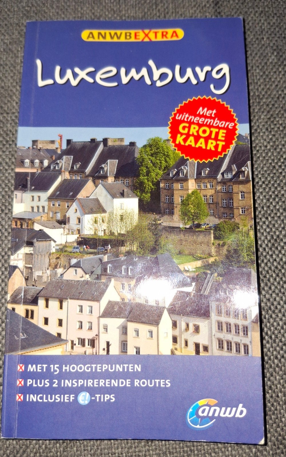 Reisgids Luxemburg ANWB., Europa, Ophalen of Verzenden, Zo goed als nieuw, Reisgids of -boek