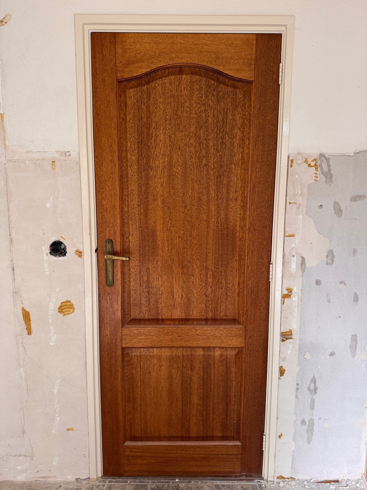Massief houten binnendeur met klassieke uitstraling, Ophalen, Gebruikt, 80 tot 100 cm, Binnendeur