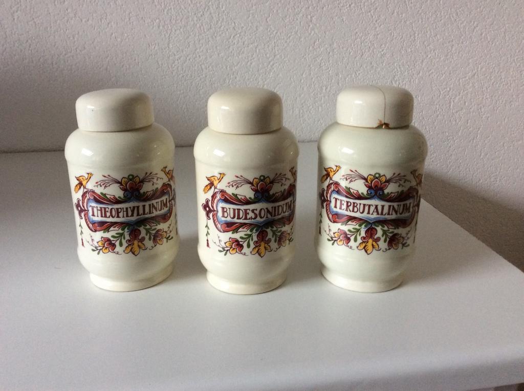 3Apothekerspotten, Antiek en Kunst, Ophalen of Verzenden