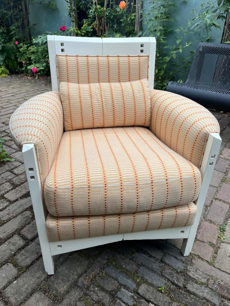 Giorgetti Damesfauteuil nieuwe bekleding klassieker, Ophalen, Overige materialen, Minder dan 75 cm, Klassiek Tijdloos Giorgetti