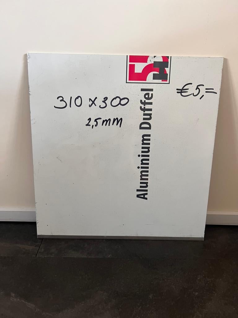 Aluminium plaat, Ophalen of Verzenden, Nieuw