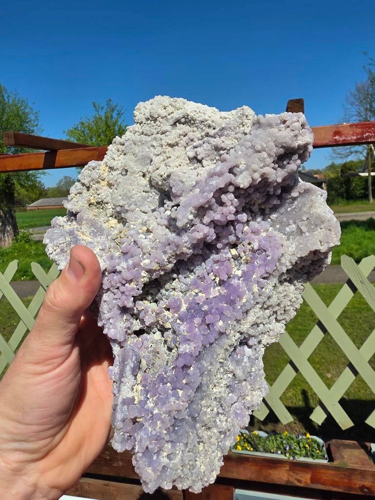 Prachtige Druifagaat Botryoidal Chalcedony - West Sulawesi, Ophalen of Verzenden, Mineraal