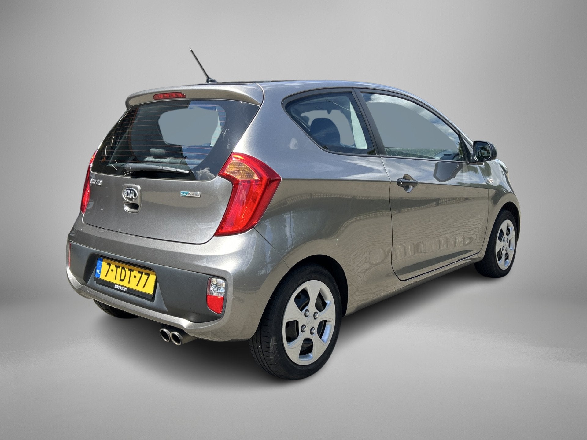 Kia Picanto 1.0 CVVT ISG Airco (bj 2014), Voorwielaandrijving, Stof, Gebruikt, Zwart