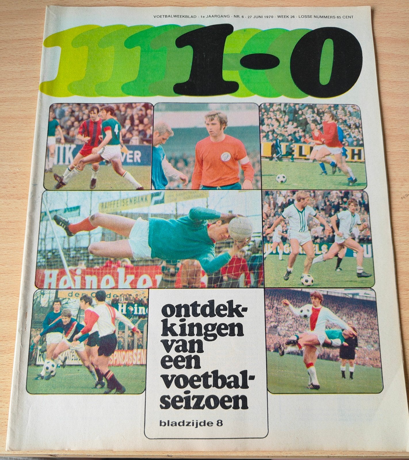 2x 1-0 voetbalweekblad, Verzamelen, Ophalen of Verzenden, Gebruikt, Boek of Tijdschrift