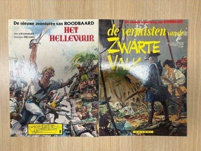 Roodbaard, SC, piraten, Meerdere stripboeken, Ophalen of Verzenden, Gelezen