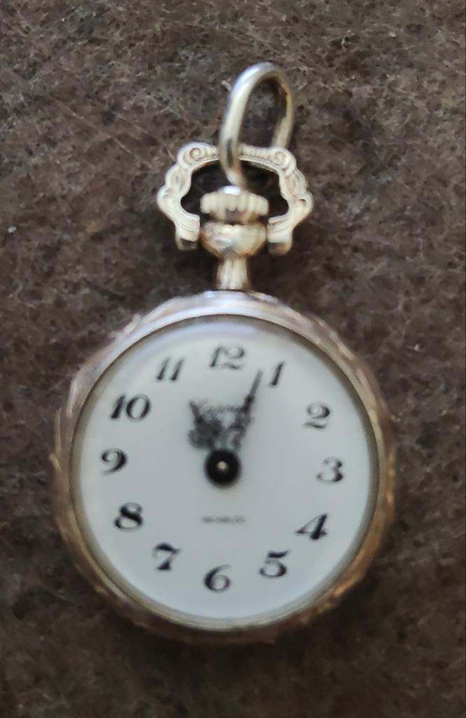 Klein Zilveren Zakhorloge Catrice Incabloc opwindmechaniek, Sieraden, Tassen en Uiterlijk, Horloges | Dames, Ophalen of Verzenden
