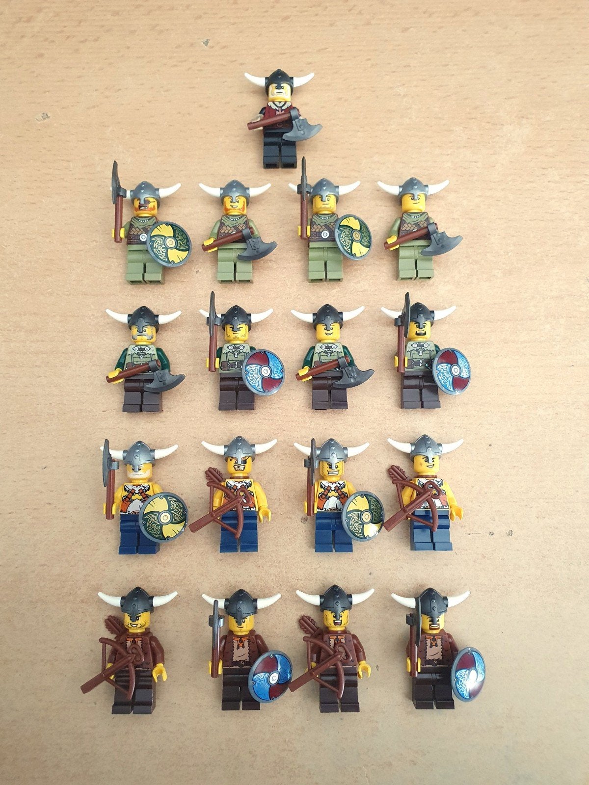 Lego Castle Medieval Viking Warriors Minifiguren (2), Verzenden, Lego