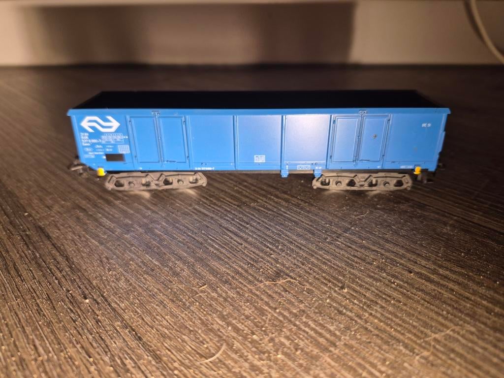 Marklin H0 Hogeboordwagen Eanos van de NS., Wisselstroom, Gebruikt, Wagon, Ophalen of Verzenden