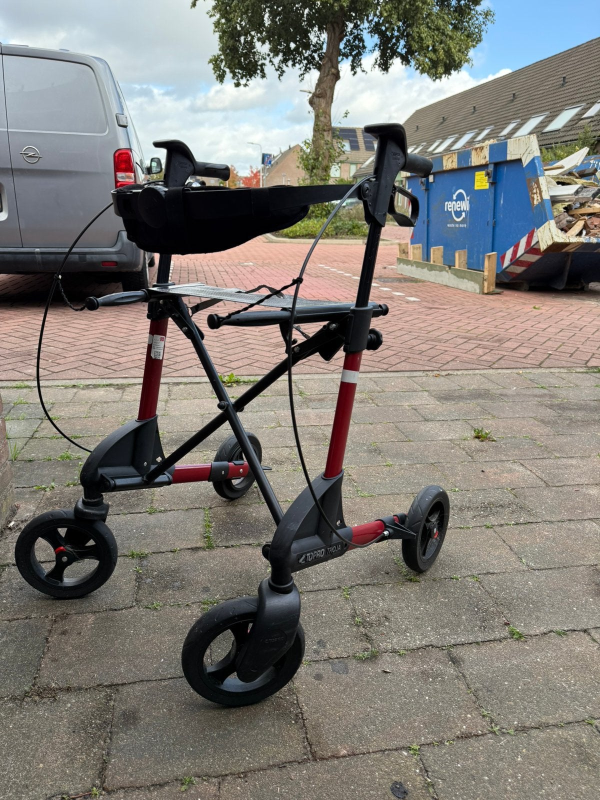 Topro troja Rollator, Ophalen, Lichtgewicht, Zo goed als nieuw