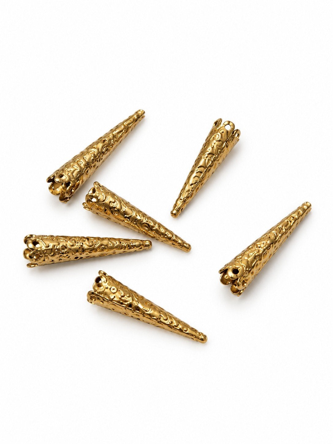 Mini gouden veerpunten voor pieten veel (2cm)(per stuk), Verzenden, Nieuw