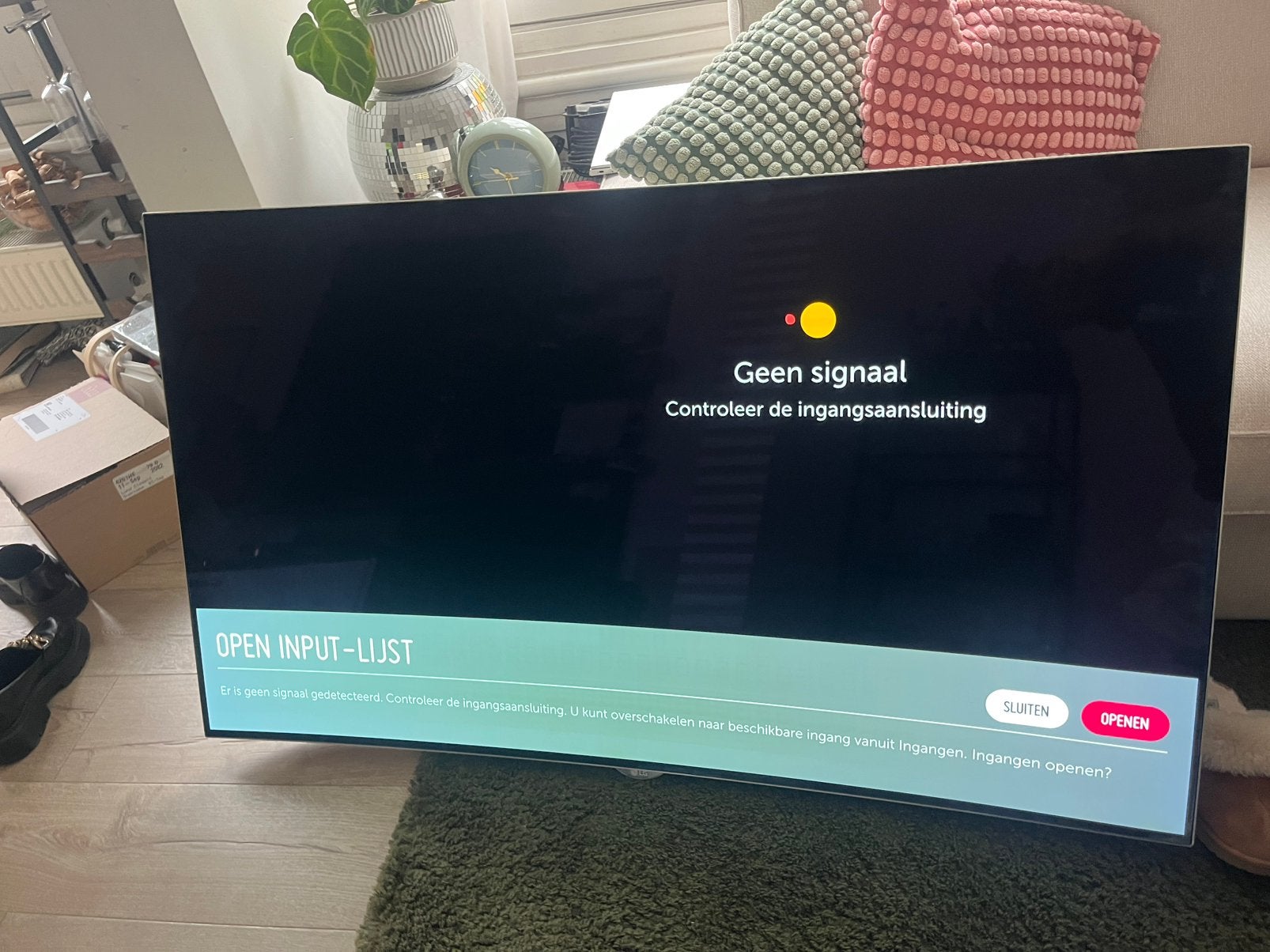 LG 55 inch OLED uktra HD curved TV, Ophalen of Verzenden, Zo goed als nieuw, 100 Hz, 100 cm of meer