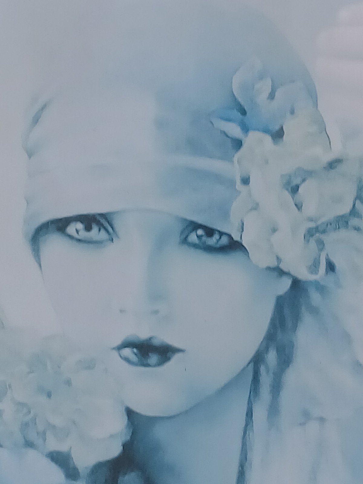 Vintage Sara Moon print in lijst - Jaren '70, Ophalen of Verzenden