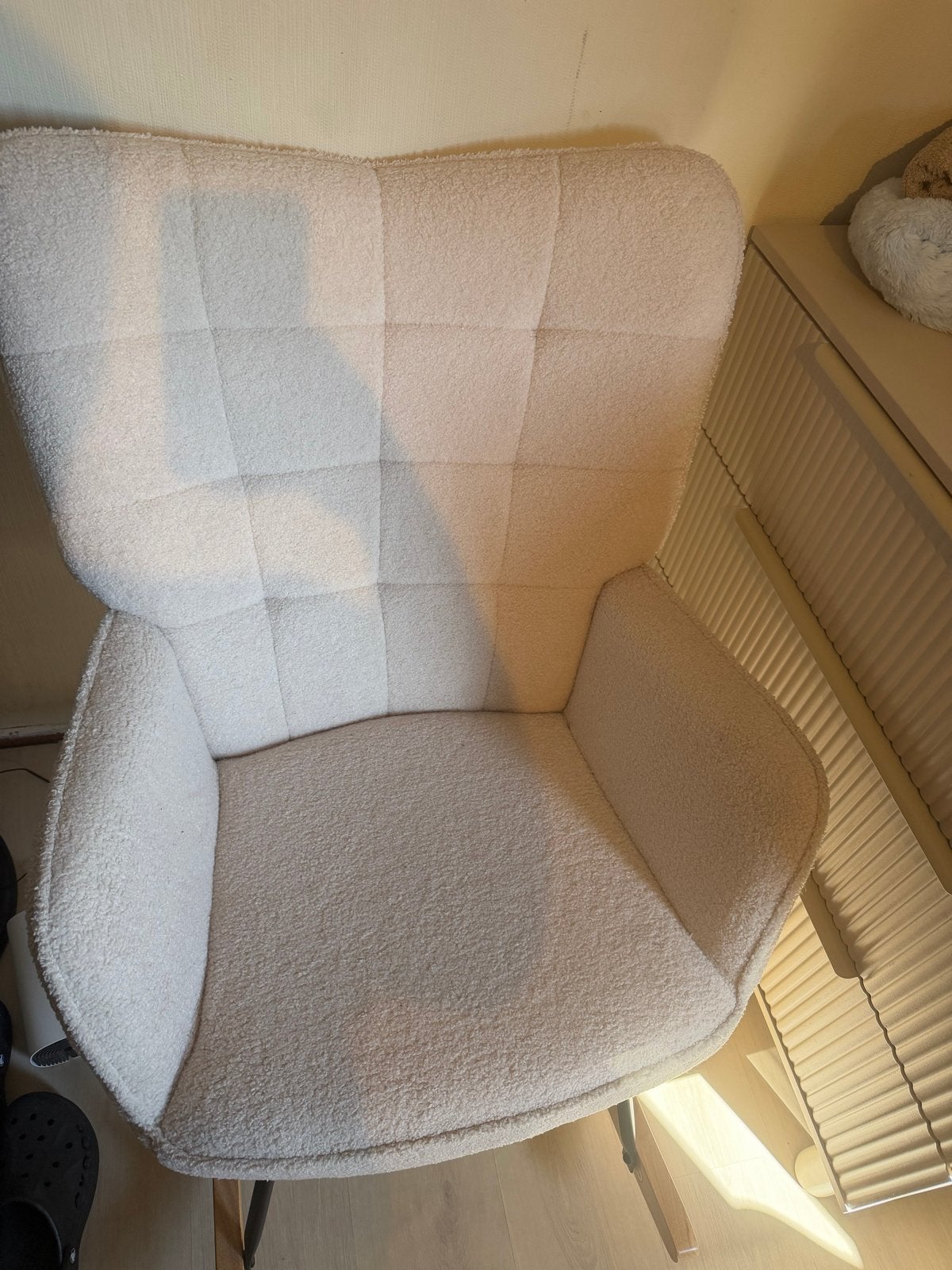 Comfortabele Crèmekleurige Fauteuil - Zo goed als nieuw, Ophalen, Overige kleuren, Zo goed als nieuw, Eén