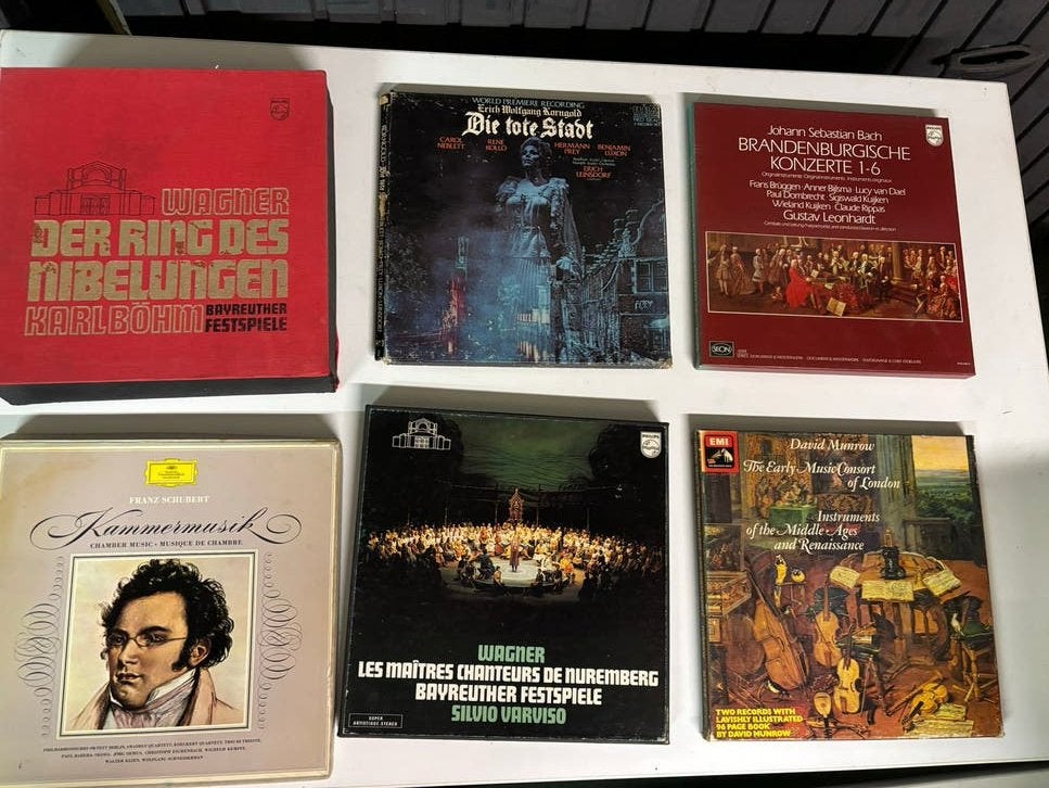 Klassieke boxen LP's - Diverse componisten en genres, Ophalen, Middeleeuwen en Renaissance, Bach, Kamermuziek