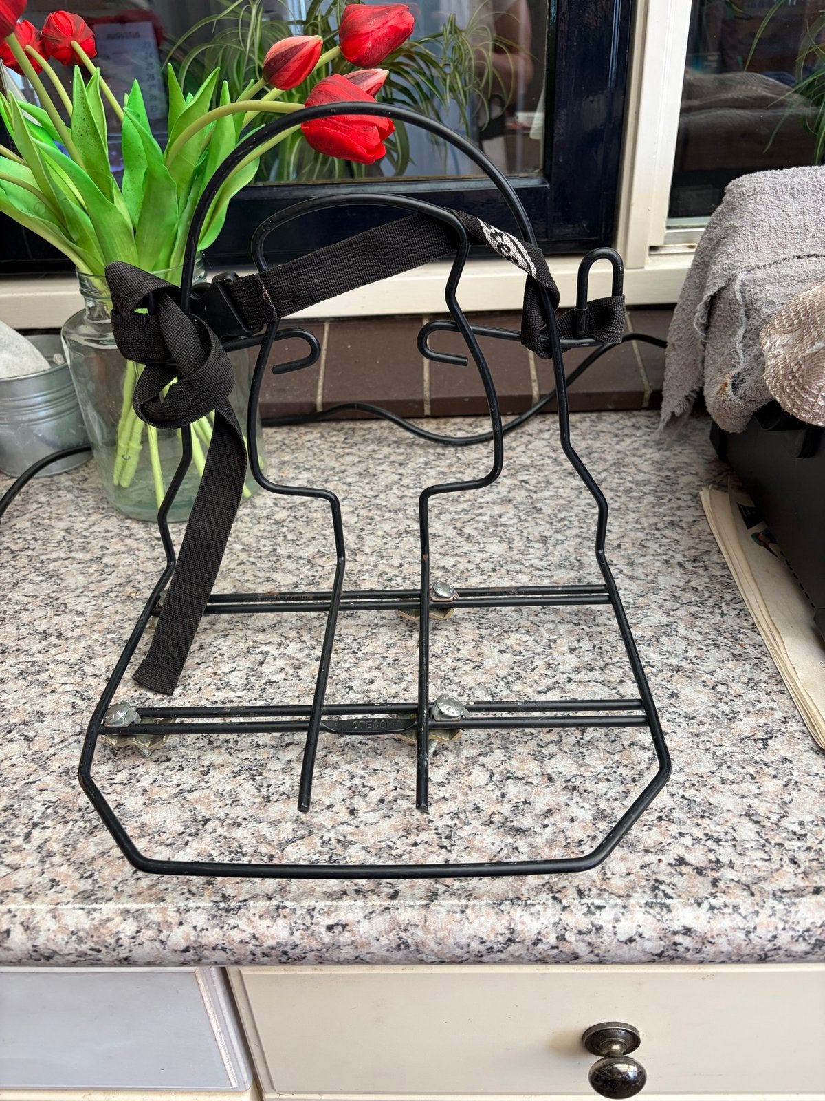 Fietsdrager voor bidon of kleine tas, Ophalen, Gebruikt