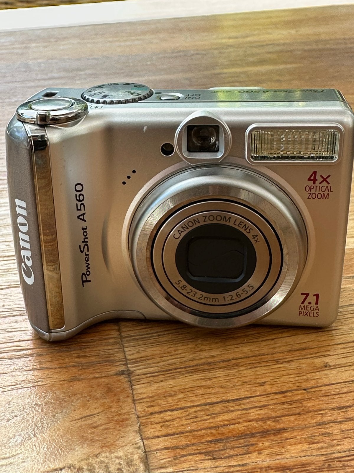 Canon PowerShot A560 Compactcamera - 7.1 MP, 4x optische zoo, Audio, Tv en Foto, Fotocamera's Digitaal, Ingebouwde flitser, Gebruikt