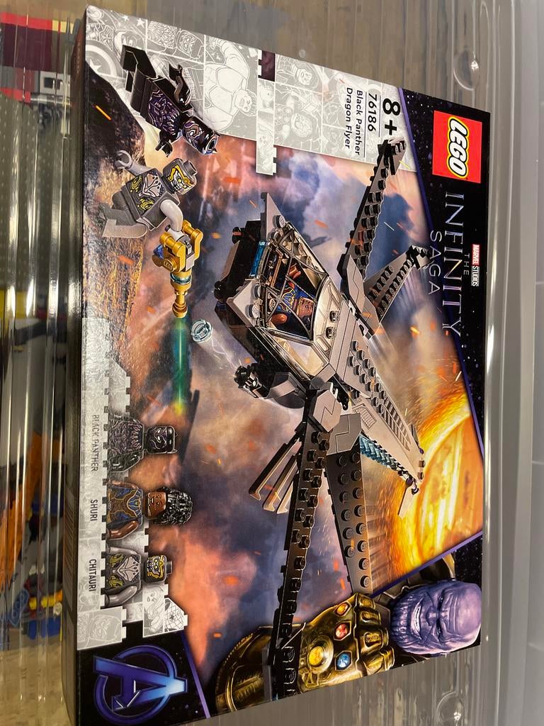 LEGO Marvel Black Panther Dragon Flyer 76186 Nieuw, Ophalen of Verzenden, Nieuw, Complete set, Lego