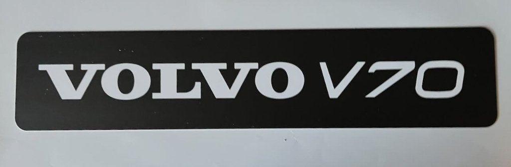 VOLVO V70 - showplaat  kentekenplaat - reclamebord, Verzamelen, Ophalen of Verzenden, Zo goed als nieuw, Auto's