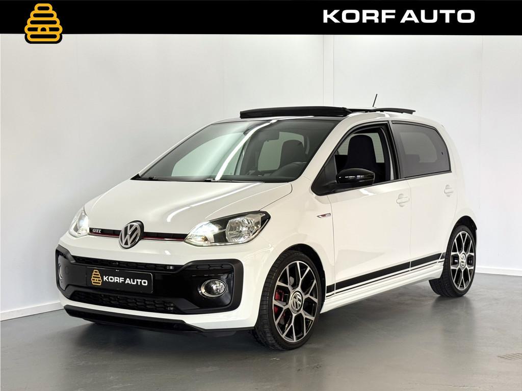 Volkswagen up! 1.0 TSI GTI / Pano / Beats / Camera / Clima, Stof, Gebruikt, 4 stoelen, Wit