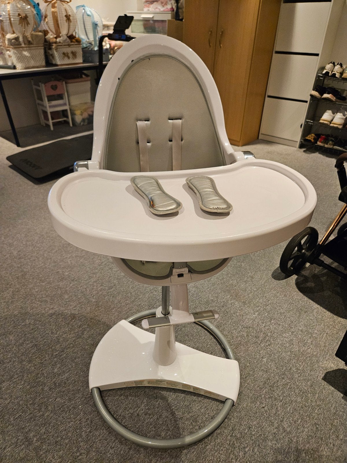 bloom kinderstoel, Kinderen en Baby's, Kinderstoelen, Ophalen of Verzenden, Zo goed als nieuw, Meegroeistoel, Gordel(s)