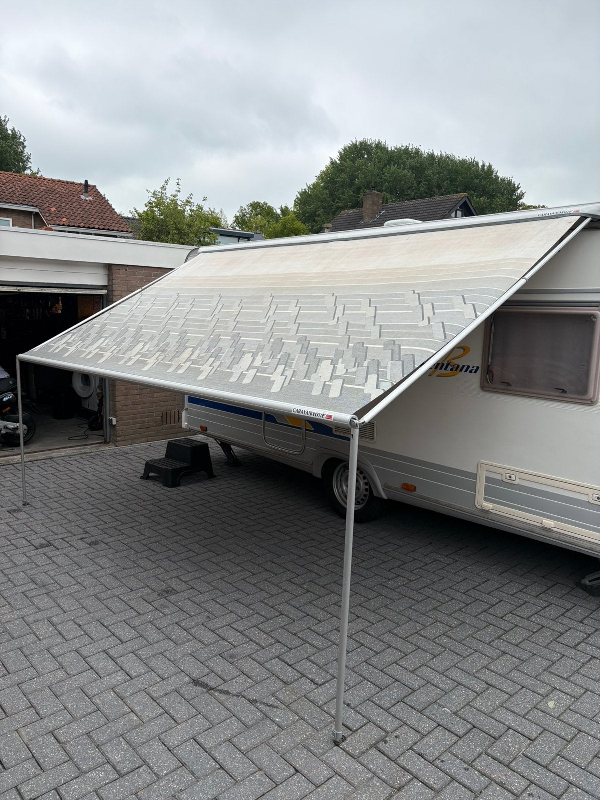 Fiamma 410 zakluifel, Caravans en Kamperen, Caravan accessoires, Zo goed als nieuw, Ophalen