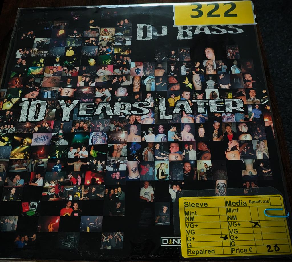 DJ Bass – 10 Years Later, Gebruikt, 1990 - 1999, Overige formaten, Ophalen of Verzenden