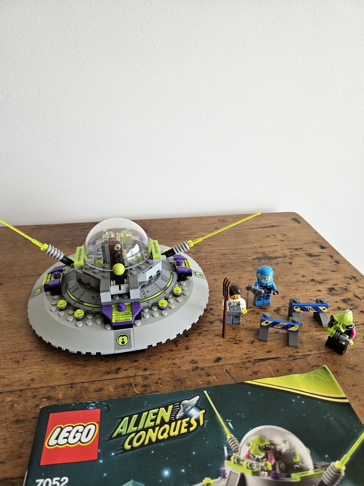 LEGO Alien Conquest 7052 UFO Abduction compleet met boekje, Ophalen, Gebruikt