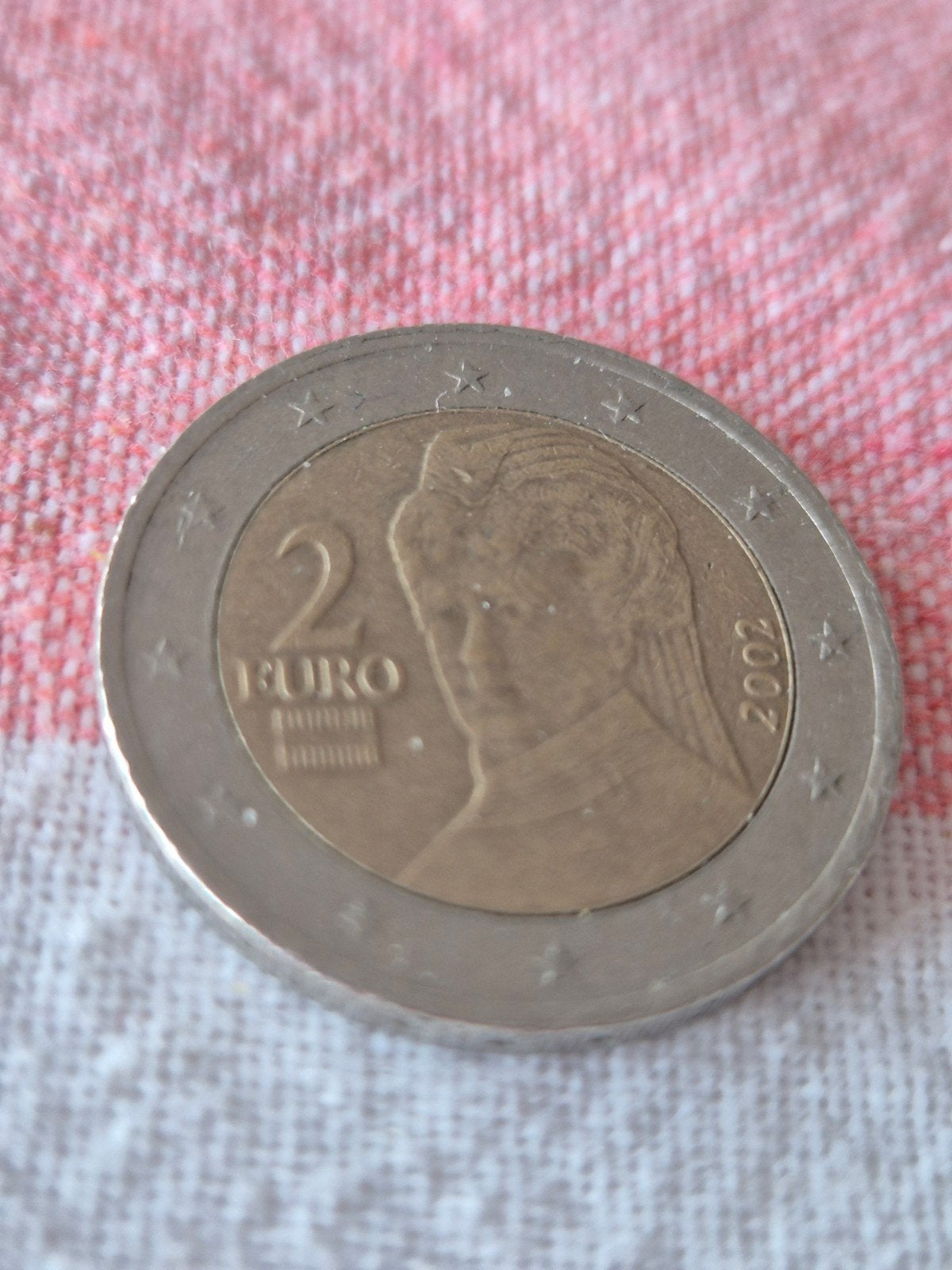 2 Euro munt Oostenrijk 2002, Postzegels en Munten, Munten | Europa | Euromunten, Ophalen of Verzenden, Oostenrijk, 2 euro, Losse munt