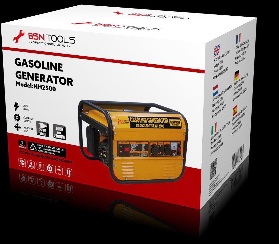 NIEUWE Generator aggregaat noodstroom, Caravans en Kamperen, Ophalen, Nieuw