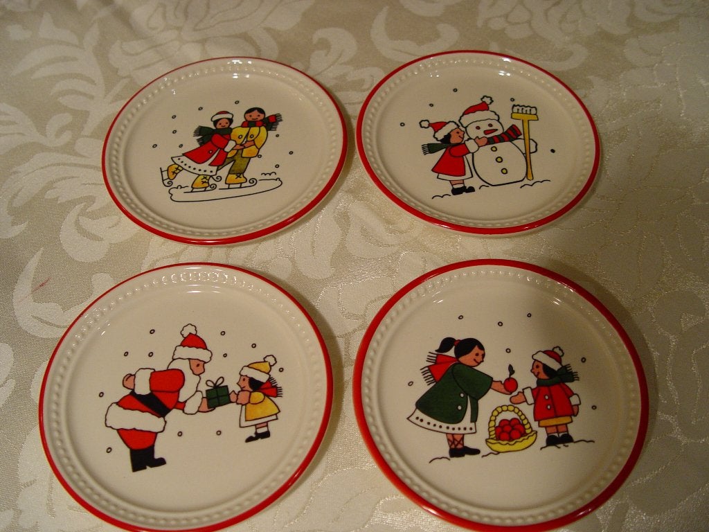 Windsor christmas petitfourtjes petit four kerst servies, Overige typen, Ophalen of Verzenden, Zo goed als nieuw, Wedgwood