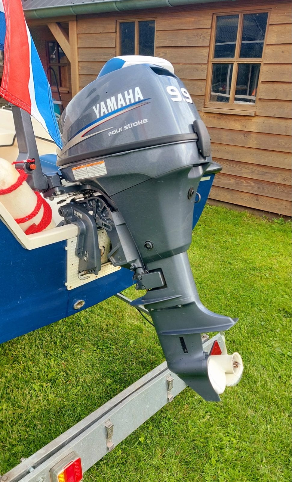 Yamaha 9.9pk kortstaart van bouwjaar 2008, Ophalen, Gebruikt
