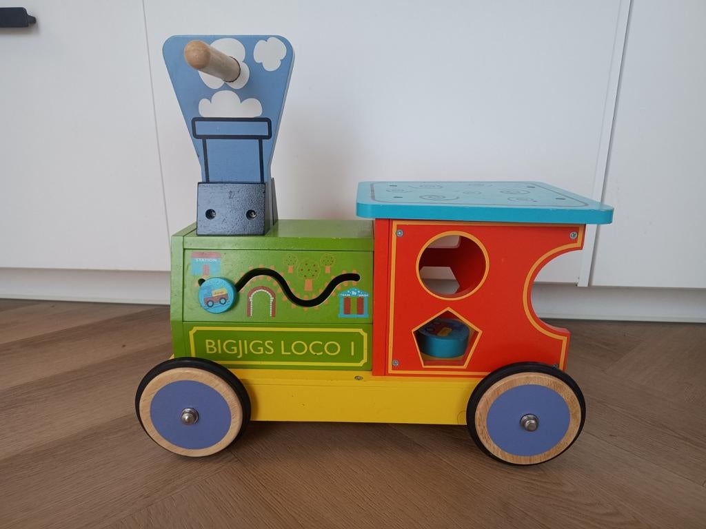 Loopfietsje locomotief, Ophalen, Gebruikt, Rij- of Hobbelspeelgoed