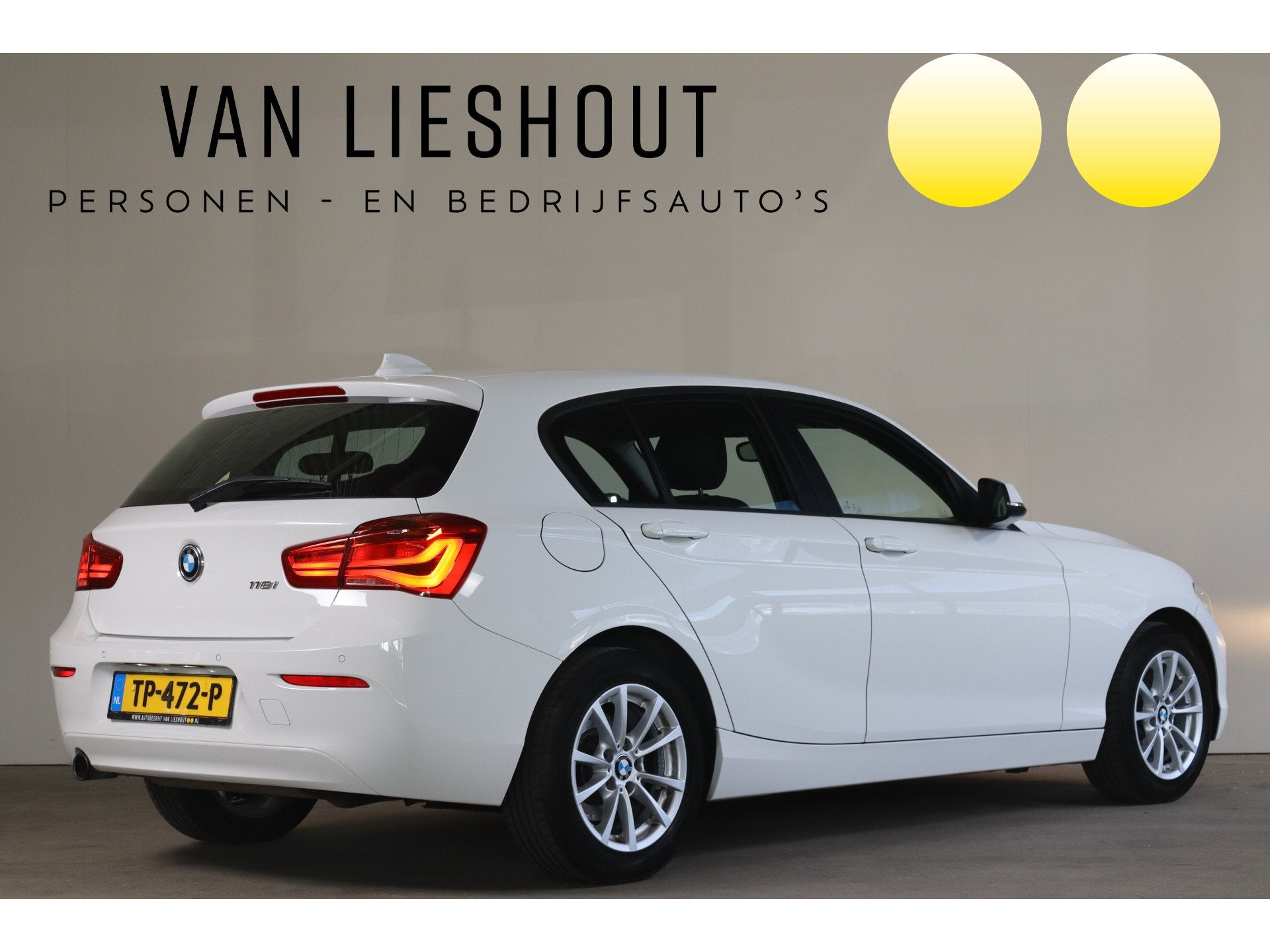 BMW 1-serie 118i Corporate Lease Climate I Keyless S I Parks, Auto's, Gebruikt, Wit, Origineel Nederlands, Bedrijf