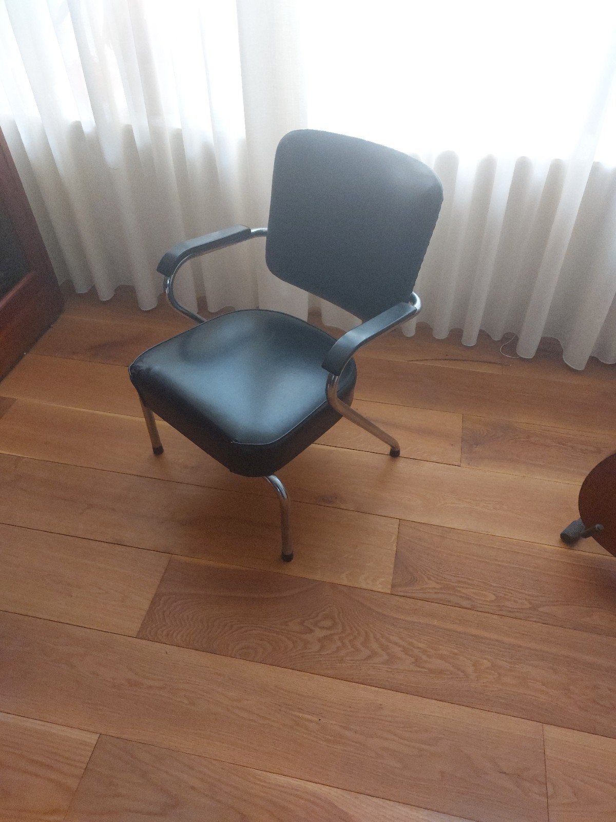 Kappers fouteuil gratis., Huis en Inrichting, Ophalen, Zwart, Eén, Kunststof