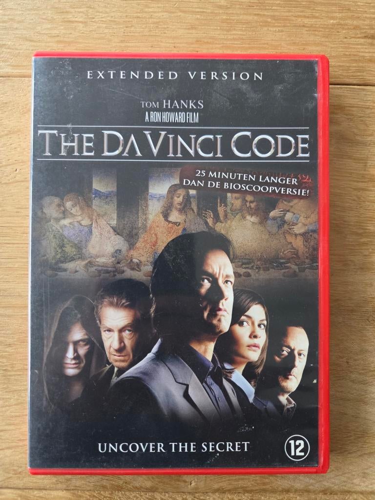 The Da Vinci Code - Extended Version DVD (Tom Hanks), Vanaf 12 jaar, Ophalen of Verzenden, Gebruikt, Actiethriller