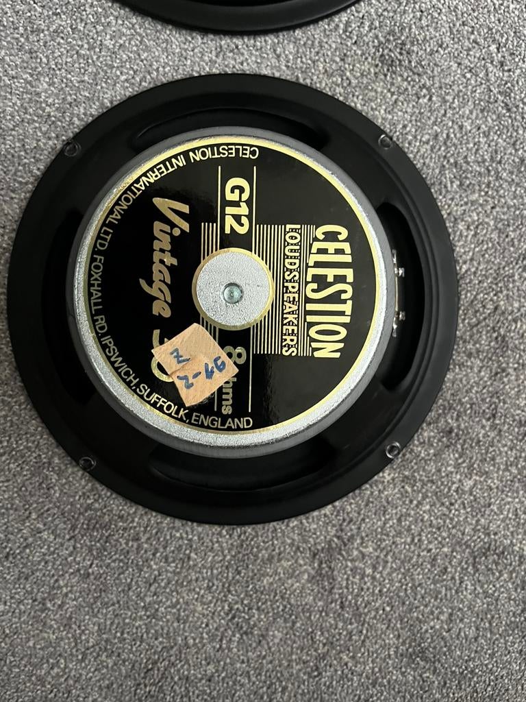 zeldzame Celestion v30 black frame speakers uit “91, Ophalen of Verzenden, Zo goed als nieuw