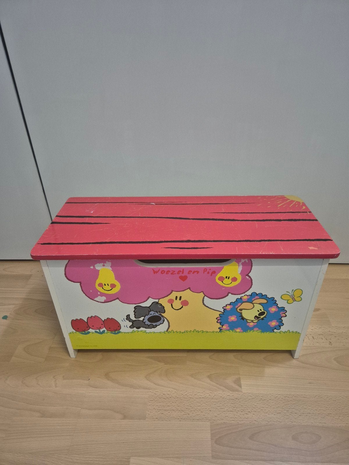 Woezel en Pip Verkleedkist / Speelgoedkist 60x30x25 cm, Ophalen, Gebruikt, Jongen of Meisje