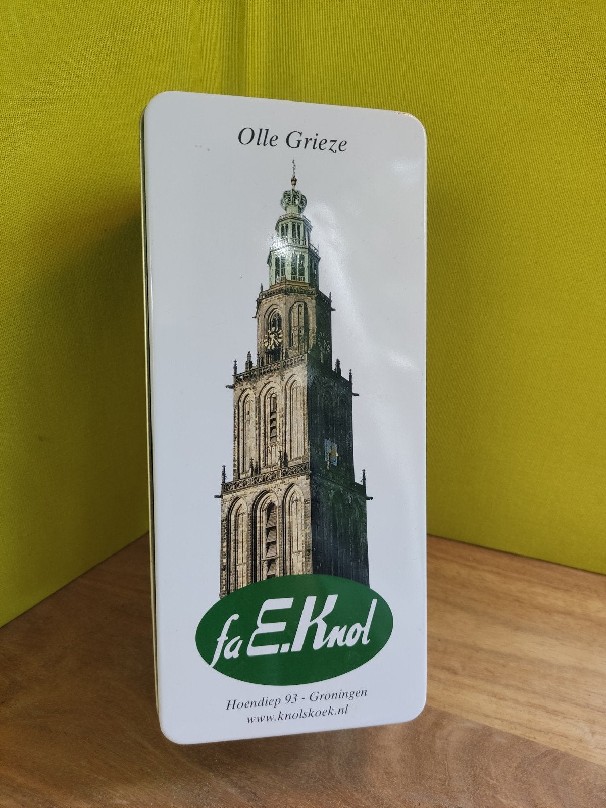 Knols Koek Blik - Olle Grieze Groningen, Ophalen of Verzenden, Gebruikt, Koek(jes), Overige merken