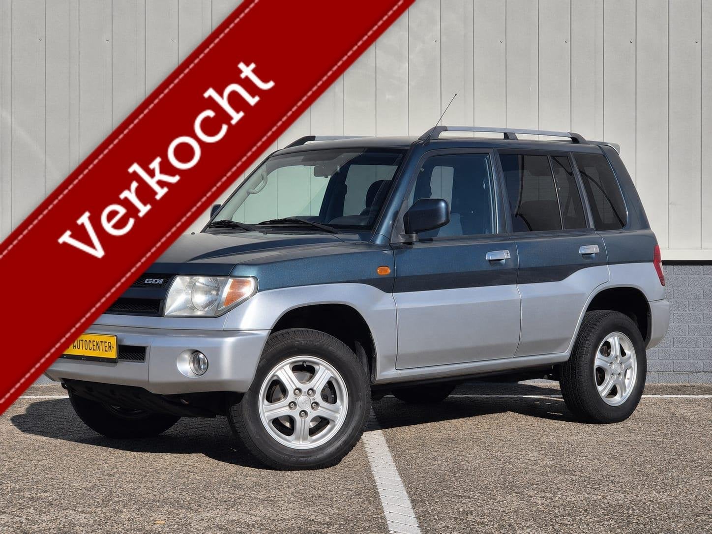 Mitsubishi Pajero Pinin 2.0 4x4/1e Eig/Airco/129 PK/Trekhaak, Auto's, Dealer onderhouden, Stof, Gebruikt, 4 cilinders