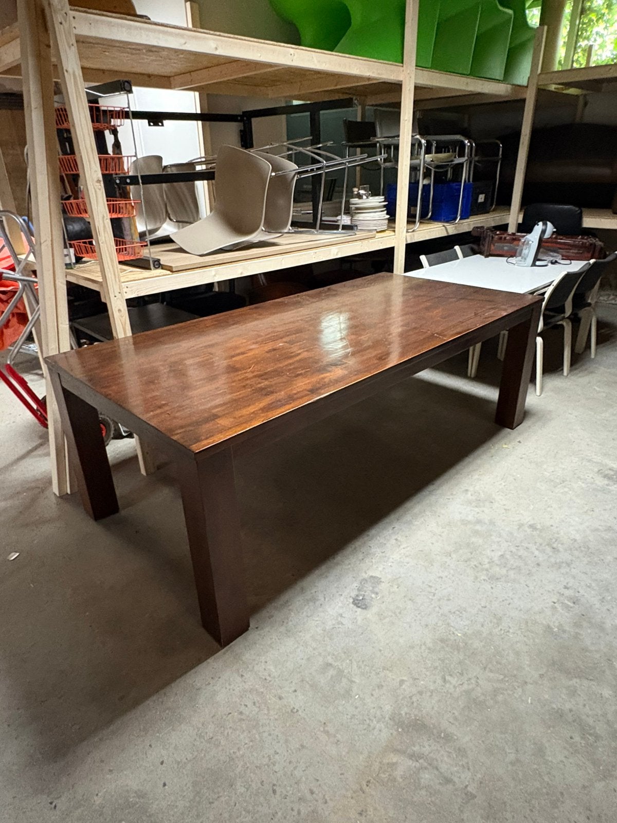 Top kwaliteit grote tafel 225x110 ( bezorging mogelijk ), Huis en Inrichting, Tafels | Eettafels, Ophalen, Rechthoekig, 200 cm of meer