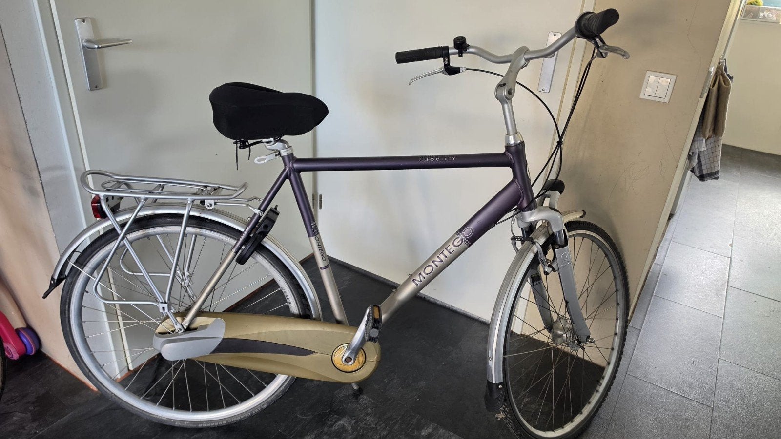Herenfiets Montego - Goede staat, band lek, Ophalen, Gebruikt, Overige merken