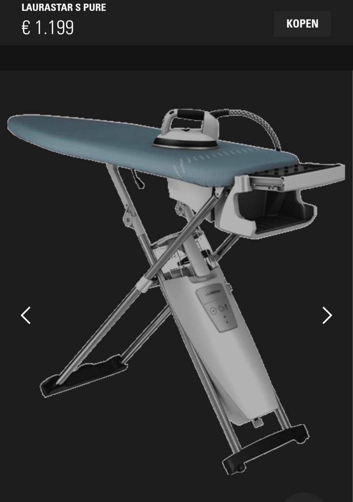 Laurastar S-Pure Strijkijzer - Zo goed als nieuw!, Witgoed en Apparatuur, Strijkijzers en Strijkplanken, Zo goed als nieuw, Ophalen