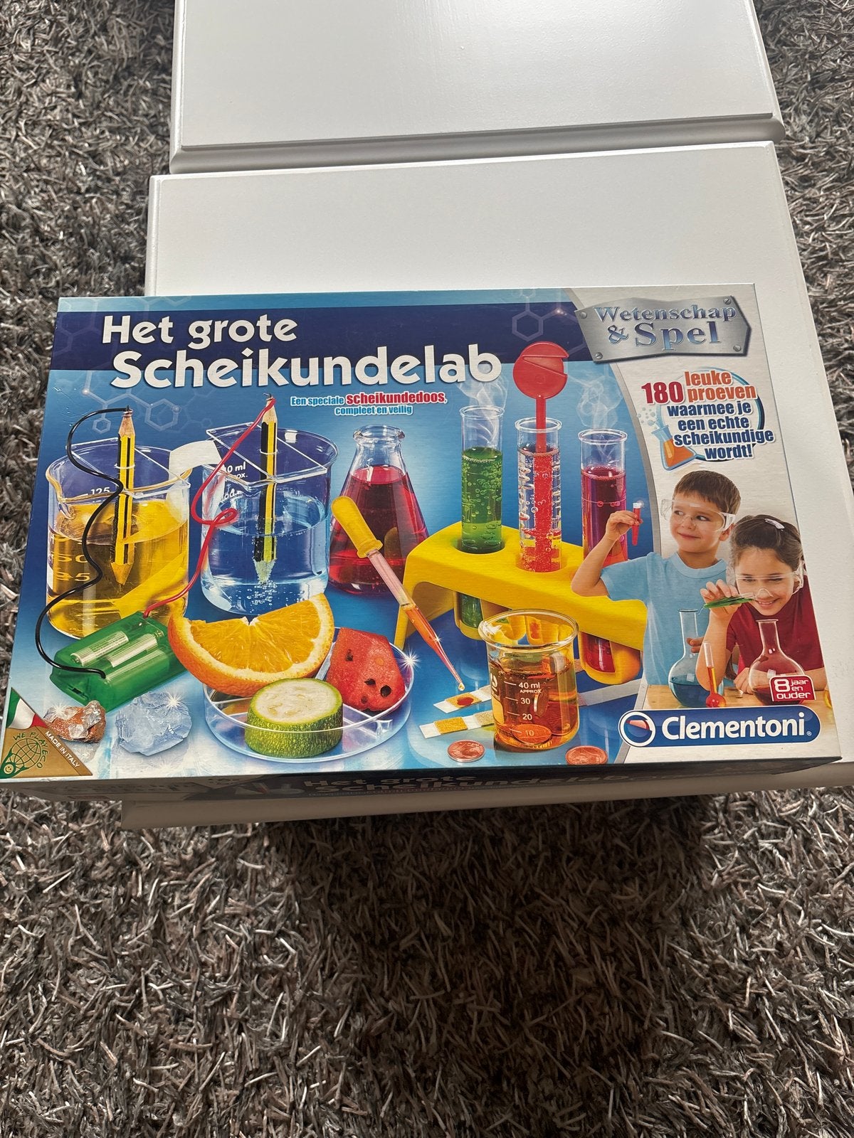 Clementoni Het Grote Scheikundelab - Wetenschap & Spel, Kinderen en Baby's, Speelgoed | Educatief en Creatief, Ophalen, Zo goed als nieuw