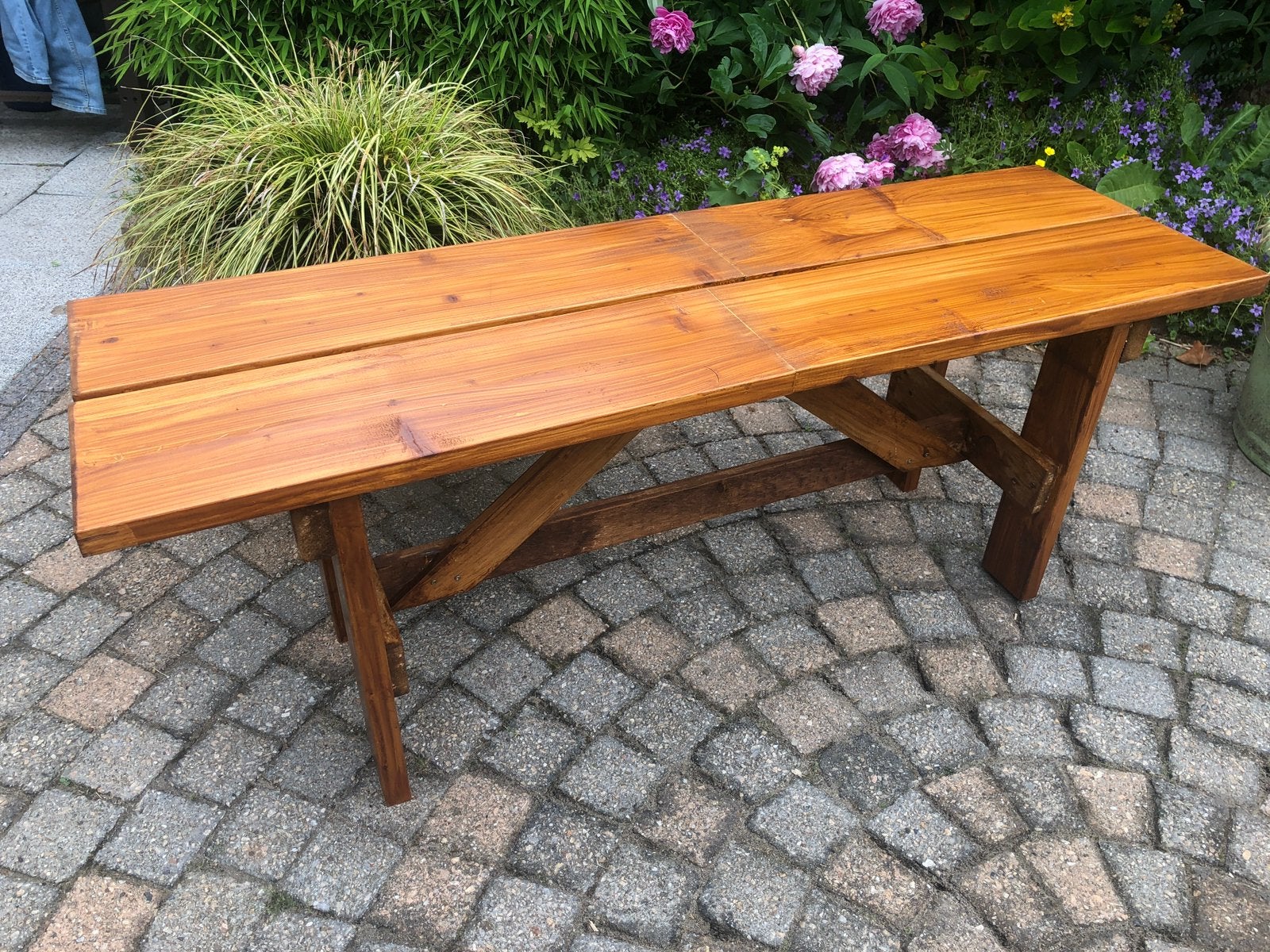 Zitbank 180 cm, Tuin en Terras, Ophalen, Nieuw, Hout