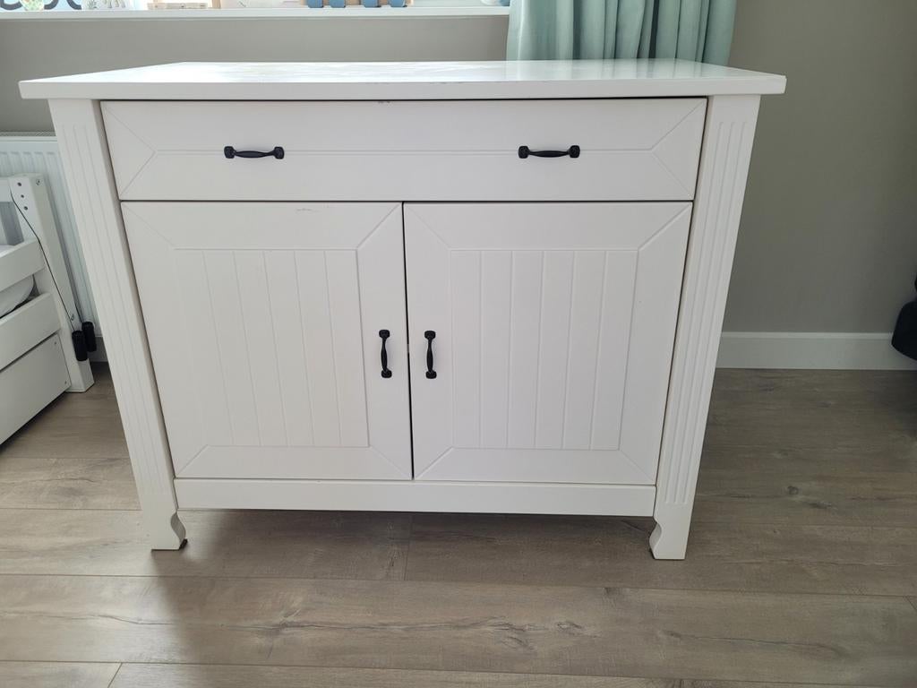 Commode / dressoir kast wit 115x65x93, Ophalen, Gebruikt, 50 tot 70 cm, 100 cm of meer
